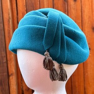 Vintage French Hat with Tassels
